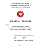 Khóa luận tốt nghiệp: Những biến động kinh tế thế giới giai đoạn 2007 - 2008 và ảnh hưởng đến hoạt động kinh doanh xuất nhập khẩu của Việt Nam