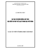 Luận án tiến sĩ Khoa học giáo dục: Dạy học thơ Nôm Đường luật theo đặc điểm thi pháp thể loại ở THPT