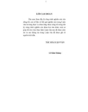 Luận văn Thạc sĩ Thủy sản: Nghiên cứu đặc điểm sinh học cá Hanh - Acanthopagrus latus (Houttuyn, 1782) ở vùng cửa sông Gianh, tỉnh Quảng Bình