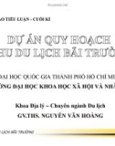 Tiểu luận: Quy hoạch du lịch khu du lịch bãi Trường