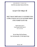 Luận văn Thạc sĩ Kinh tế: Thực trạng triển khai và giải pháp tăng cường áp dụng sản xuất sạch hơn trong công nghiệp tại Hà Nội