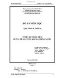 luận văn: THIẾT KẾ THÁP ĐỆM DÙNG ĐỂ HẤP THU KHÍ SO2 BẰNG NƯỚC