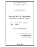 Luận án Tiến sĩ Kỹ thuật: Điều khiển tối ưu quá trình đa biến trong công nghiệp lọc hóa dầu