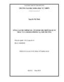 Tóm tắt Luận văn Thạc sĩ Khoa học: Nâng cao độ chính xác, ổn định cho thiết bị quan trắc và cảnh báo phóng xạ môi trường