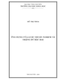 Luận văn Thạc sĩ Toán học: Ứng dụng của luật thuận nghịch và thặng dư bậc hai