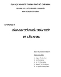 Tiểu luận: Cầm giữ cổ phiếu gián tiếp và lẫn nhau