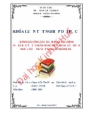 Khóa luận tốt nghiệp: Đánh giá công tác thẩm định tài chính dự án đầu tư tại ngân hàng thương mại cổ phần Ngoại thương Việt Nam Chi nhánh Huế