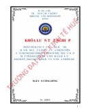 Khóa luận tốt nghiệp: Phân tích các yếu tố ảnh hưởng đến động lực làm việc của nhân viên tại chi nhánh công ty TNHH MTV Thực phẩm và Đầu tư FOCOCEV-Nhà máy tinh bột sắn Thừa Thiên Huế