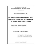 Luận văn Thạc sĩ Kinh tế: Các nhân tố hành vi ảnh hưởng đến quyết định đầu tư của nhà đầu tư cá nhân trên thị trường chứng khoán Việt Nam