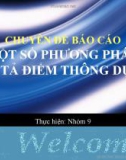 Chuyên đề báo cáo: Một số phương pháp mô tả điểm thông dụng