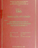 Khóa luận tốt nghiệp: Môi trường kinh doanh quốc tế và những vấn đề đặt ra với doanh nghiệp tham gia kinh doanh quốc tế