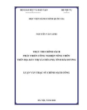 Luận văn Thạc sĩ Chính sách công: Thực thi chính sách phát triển công nghiệp nông thôn trên địa bàn thị xã Chí Linh, Tỉnh Hải Dương