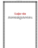 Luận văn: Một số giải pháp nhằm thúc đẩy chuyển dịch cơ cấu kinh tế nông nghiệp huyện Bảo Yên tỉnh Lào Cai