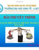 Tiểu luận: Quy luật một giá và thuyết ngang giá sức mua