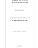 Luận văn Thạc sĩ Luật học: Tội mua bán trái phép chất ma túy từ thực tiễn tỉnh Hà Nam'