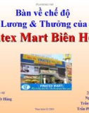 Thuyết trình: Bàn về chế độ lương và thưởng Vinatex Mart Biên Hòa 1