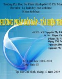 Đề tài: Phương pháp hỏi đáp - tái hiện thông báo - GVHD Nguyễn Thị Vân