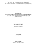 Báo cáo Nghiên cứu quy hoạch tổng thể an toàn giao thông đường bộ tại nước Cộng hòa Xã hội Chủ nghĩa Việt Nam đến năm 2020