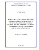 Luận văn Thạc sĩ Khoa học: Đánh giá thực trạng công tác bồi thường, giải phóng mặt bằng thuộc dự án đầu tư xây dựng công trình đường dây 220KV Cầu Bông - Hóc Môn rẽ Bình Tân tại phường Tân Thới Hiệp và phường Tân Chánh Hiệp, quận 12, thành phố Hồ Chí Minh