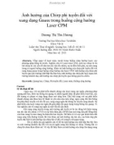 Luận văn Thạc sĩ: Ảnh hưởng của Chirp phi tuyến đối với xung dạng Gauss trong buồng cộng hưởng Laser CPM