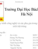 Tiểu luận: Quy trình công nghệ và các phụ gia trong sản xuất xúc xích tiệt trùng