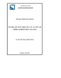 Luận văn Thạc sĩ Kế toán: Tổ chức kế toán theo yêu cầu tự chủ tài chính tại Bệnh viện C Đà Nẵng