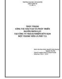 Đề tài: Một số giải pháp nhằm hoàn thiện công tác đào tạo và phát triển nguồn nhân lực tại công ty TNHH MTV cà phê 721