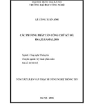 Tóm tắt Luận văn Thạc sĩ Công nghệ thông tin: Các phương pháp tấn công chữ ký số: RSA, ELGAMAL, DSS