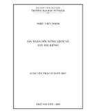 Luận văn Thạc sĩ Toán học: Ma trận đối xứng lệch và giá trị riêng