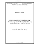 Luận văn Thạc sĩ Kỹ thật: Nghiên cứu ảnh hưởng của độ ẩm, độ chặt đến mô đun đàn hồi của đất dùng đắp nền đường lâm nghiệp khu vực Lương Sơn - Hòa Bình