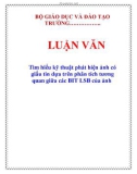 LUẬN VĂN: Tìm hiểu kỹ thuật phát hiện ảnh có giấu tin dựa trên phân tích tương quan giữa các BIT LSB của ảnh