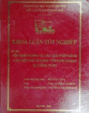 Khóa luận tốt nghiệp: Vốn kinh doanh và các giải pháp nâng cao hiệu quả sử dụng vốn kinh doanh tại công ty FPT