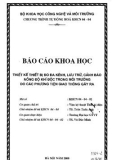 Thiết kế thiết bị đo đa kênh, lưu trữ cảnh báo nồng đọ khí độc trong môi trường do các phương tiện giao thông gây ra