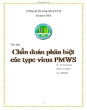 Tiểu luận: Chuẩn đoán phân biệt các tybe virus PMWS