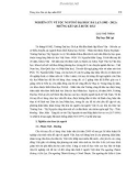 Nghiên cứu về tộc người ở Đại học Đà Lạt (1982-2012): Những kết quả bước đầu