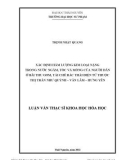 Luận văn Thạc sĩ Khoa học Hoá học: Xác định hàm lượng kim loại nặng trong nước ngầm, tóc và móng của người dân ở bãi thu gom, tái chế rác thải điện tử thuộc thị trấn Như Quỳnh – Văn Lâm – Hưng Yên