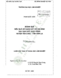 Luận văn Thạc sĩ Khoa học lâm nghiệp: Đánh giá hiệu quả sử dụng đất hộ gia đình sau giao đất giao rừng huyện Yên Châu - tỉnh Sơn La