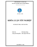 Đồ án tốt nghiệp ngành Kỹ thuật môi trường: Tìm hiểu hiện trạng quản lý chất thải rắn tại Quận Lê Chân Hải Phòng