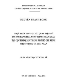 Luận văn thạc sỹ kinh tế: Thủ tục hải quan điện tử