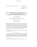 Báo cáo toán học: Almost Periodic Solutions of Evolution Equations Associated with C-Semigroups: An Approach Via Implicit Diﬀerence Equations