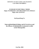 Summary of doctoral thesis: Some epidemiological biology and of Fasciola sp. and the efficacy of anthelminthic treatments in cattle in the Mekong delta