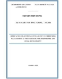 Application of artificial intelligence in credit risk management at Vietnam Bank for Agriculture and Rural Development