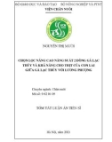 Tóm tắt Luận án Tiến sĩ Nông nghiệp: Chọn lọc nâng cao năng suất 2 dòng gà Lạc Thủy và khả năng cho thịt của con lai giữa gà Lạc Thủy với Lương Phượng