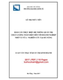 Luận văn Thạc sĩ Quản trị kinh doanh: Rào cản thực hiện hệ thống quản trị chất lượng toàn diện đối với doanh nghiệp nhỏ và vừa - nghiên cứu tại Đà Nẵng