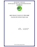 Đề tài: Hiện trạng và quản lý tổng hợp tài nguyên nước ở Việt Nam