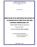 Luận án Tiến sĩ Nông nghiệp: Nghiên cứu một số đặc điểm sinh học sinh sản nhân tạo và công nghệ sản xuất giống tôm he chân trắng Litopenaeus vannamei (Boone, 1931)