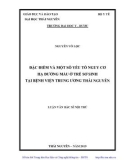 Luận văn Bác sĩ nội trú: Đặc điểm và một số yếu tố nguy cơ hạ đường máu ở trẻ sơ sinh tại Bệnh viện Trung Ương Thái Nguyên