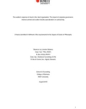 Doctoral thesis of Philosophy: The auditor's response to fraud in the client organisation: The impact of corporate governance, internal controls and auditor industry specialisation on audit pricing