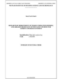 Summary of Doctoral thesis: Research of improvement of tensile strength in bending and abrasion resistance of fine sand concrete for cement concrete pavement