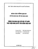 Kỷ yếu đề tài khoa học cấp Bộ 2002-2003: Thông tin khoa học với việc tổ chức thực hiện nghị quyết của Đảng hiện nay 2